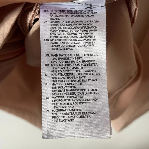 Adidas Climalite Thin Hooded Zip Up Jacket Nude Beige Sz  Small - Picture 5 of 5